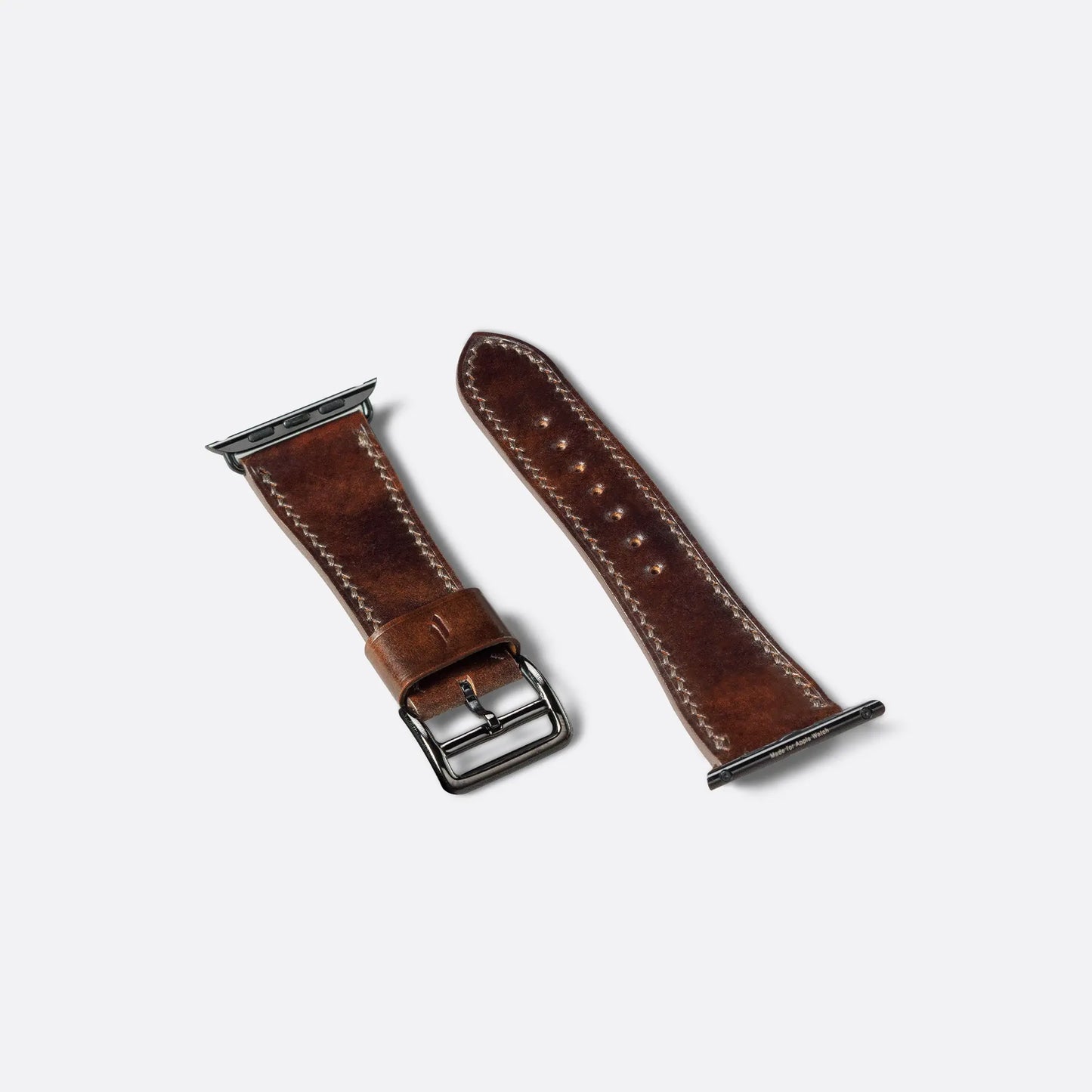 Apple Watch Band | LUCIINO Exclusive Shell Cordovan - Dark Brown 45/46/49mm